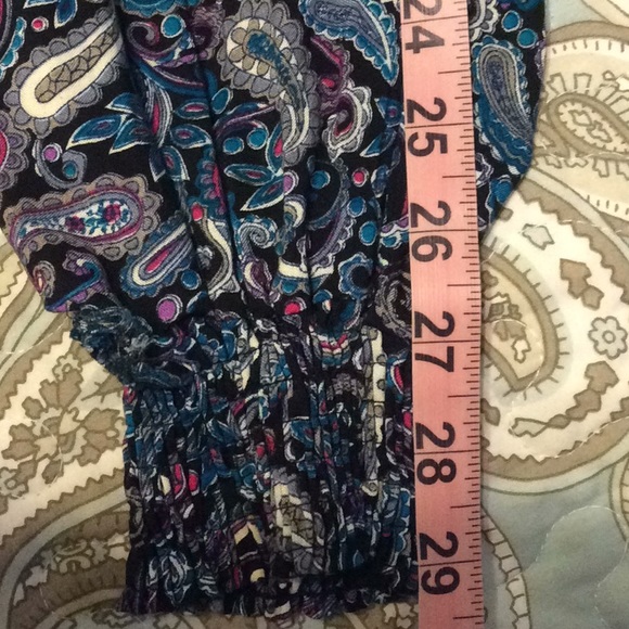 NWT Paisley Loose Fitted Pants with pockets / Harem boho style - Picture 5 of 7